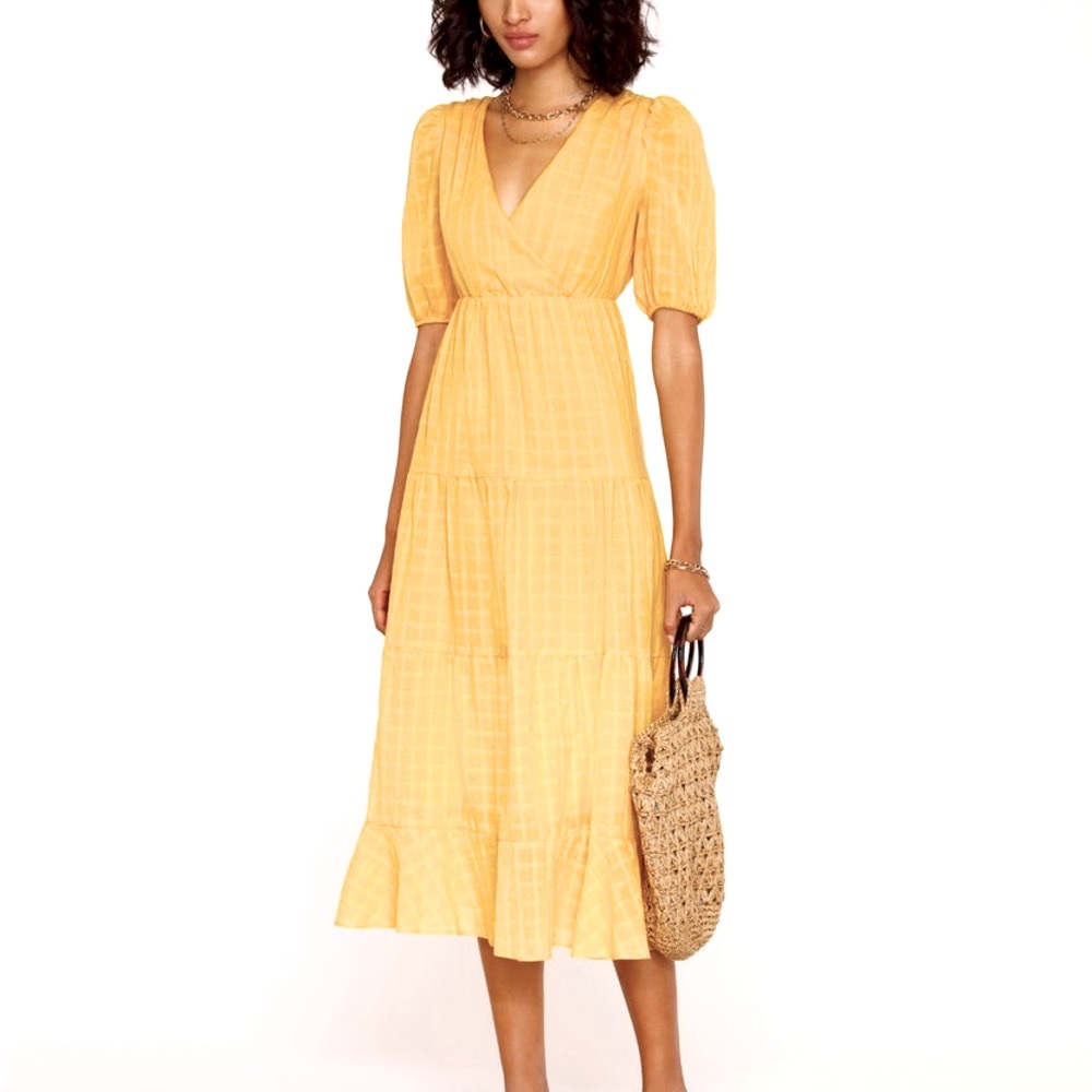 Heartloom // Yellow Cotton Halia Dress